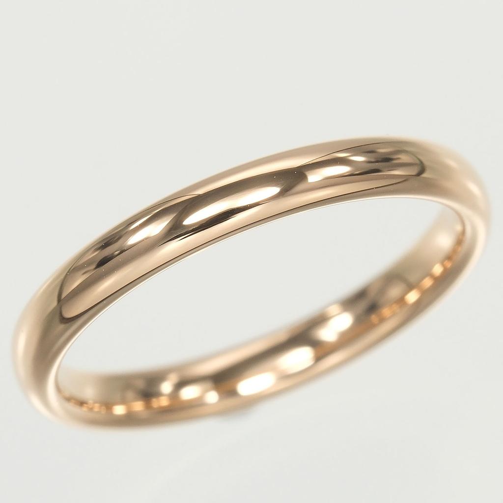 TIFFANY&Co. ewig klassischer Bandring K18 Roségold #4.9(US-Grösse) 2,52 g Damen Gebraucht