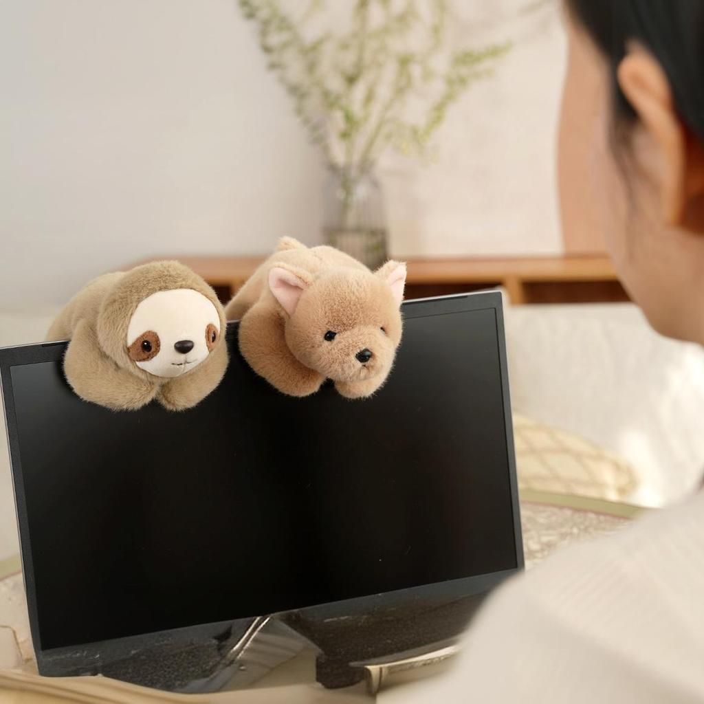 Cartoon Animal Panda Palm Treasure Plush Toy Doll Lying Arm Lying Sloth Doll Wrist Strap Doll