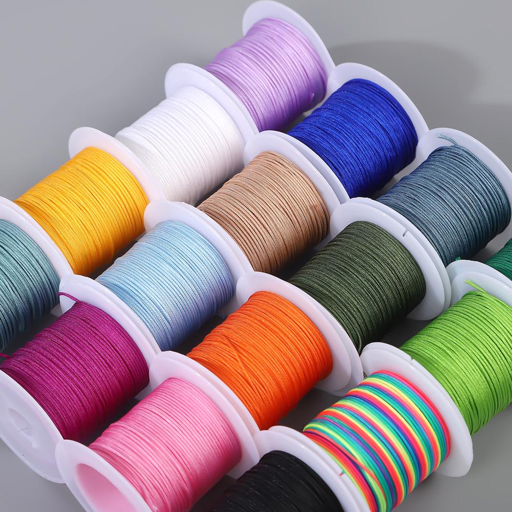 72-Piece Jade Thread Set: 20-Color Braided Cord for DIY Bracelets & Jewelry Making