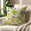 Refreshing LemonFloral Delight cushion cover For Pillow Printing Sofa Decoration Home Car Room Shop Office Nordic Simplicity