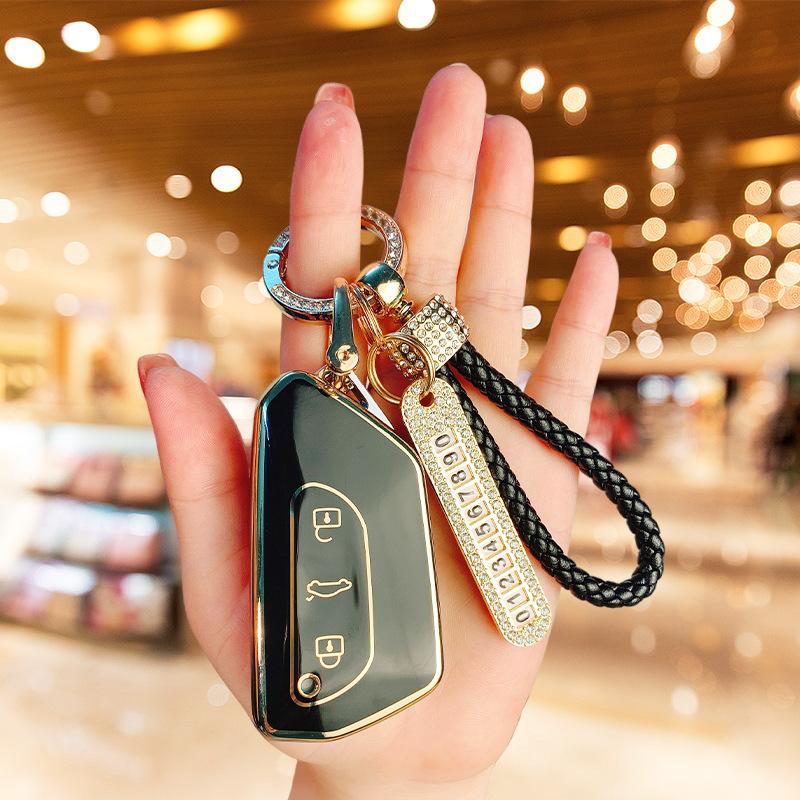 Applicable to Volkswagen Lingdu L Golf 8 Key Set CC Touon x Car id3 id4 id6 Landscape Exploration Yue Tour Shell