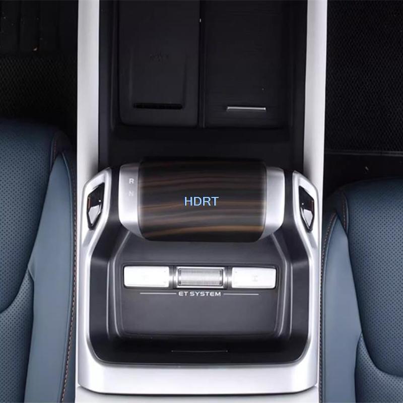 Car Styling Gear Shift Head Window Lift Button Panel Air Vent Outlet Cover Peach Wood Interior For Changan Deepal G318 2024 +