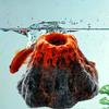 Simulation Volcano Rockery Aerator for Aquarium Fish Tank with Bubble Stone Oxygen Pump Accessory Home Garden Decor
