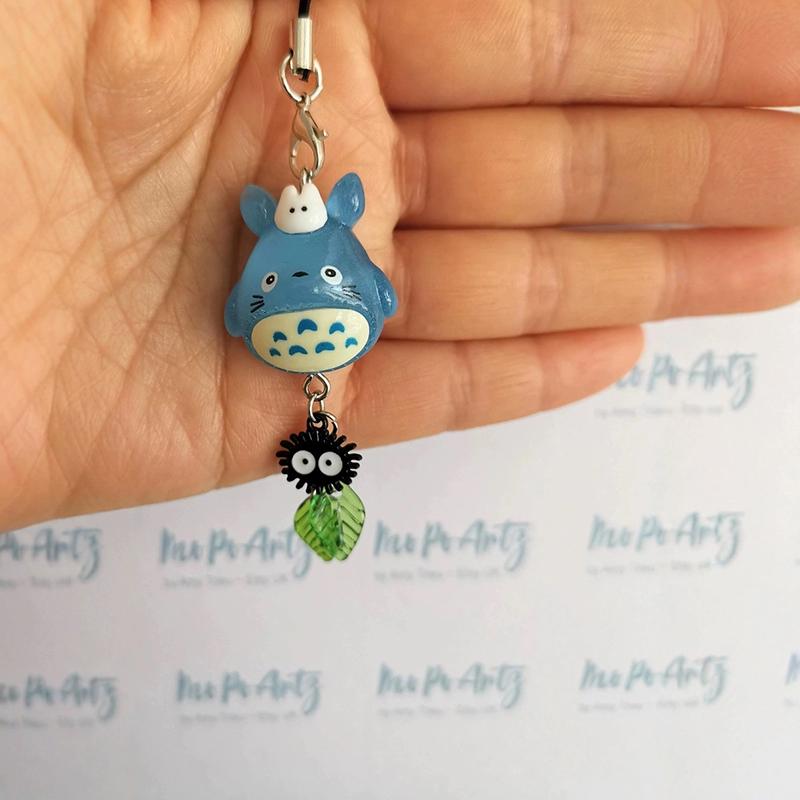 Kawaii Cartoon Phone Charm Cute Resin Keychain Anime Mobile Phone Charm Creative Backpack Decoration Accessories Gifts