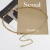 European and American Sequin Decorative Dress Belt Women's High-end Elegant Small Fragrance Style Waist-closing Metal Waist Chain for Girls
