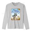 Vintage Retro Flying Burrito Bros th Anniversary Desert Joshua Tree Print Casual T Shirt vintage Washed Breathable Versatile