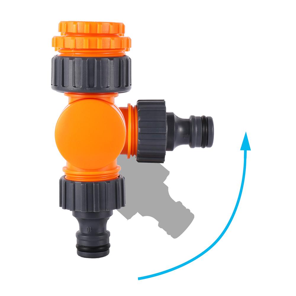 1/2" 3/4" Pipe Quick Connector 180° Rotatable Fast Release Elbow Joint Garden Agriculture Greenhouse Irrigation Car Wash Fitting