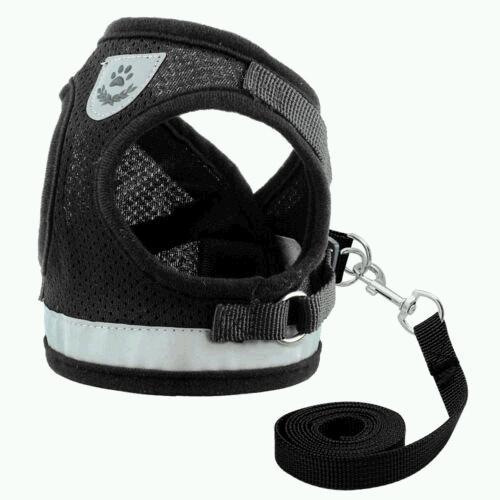 

Collars Vest Type Mesh Pet Harness Pet Leashes Cat and Dog Rope Breathable XL червоний