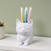 Yousheng Cat Pen Holder, Cute Kitty Desk Organizer for Stationery Storage, Large Capacity Pencil Stand for Office Home, Creative Storage Box Gift