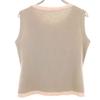 FOXEY Made In Japan Knit Vest 40 Beige Women Used