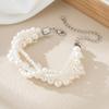 Meier Multi-layer necklace pearl choker retro light luxury niche necklace women's