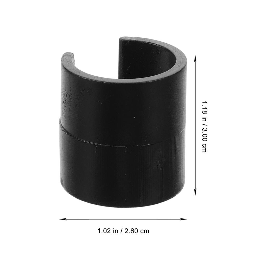 10 Pcs Garden Flag Buckle Mailbox Holder Pole Plastic Stoppers Windproof Clip Clamps