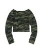 Seuweideu Pattern Crop Tee [Camo]