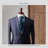 [Y&TAILOR] Wool Necktie, 6 Colors, Solid Color, TRABALDO TOGNA, Luxury Brand, Stylish Gift (Turquoise)