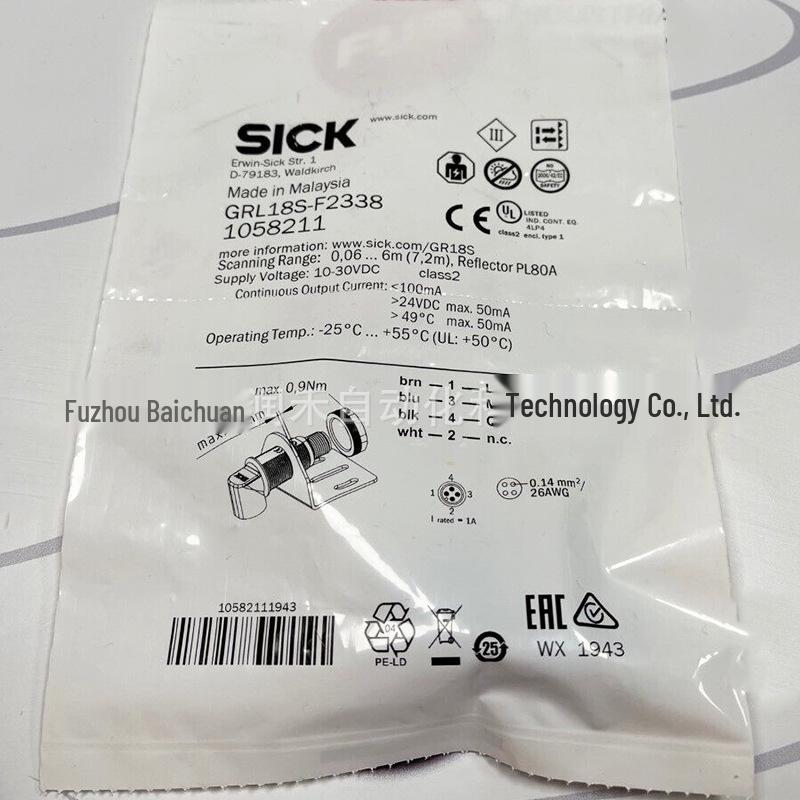 Sick Sensor Cylindrical Photoelectric Switch GRL18S-F2338 Brand New Inquiry