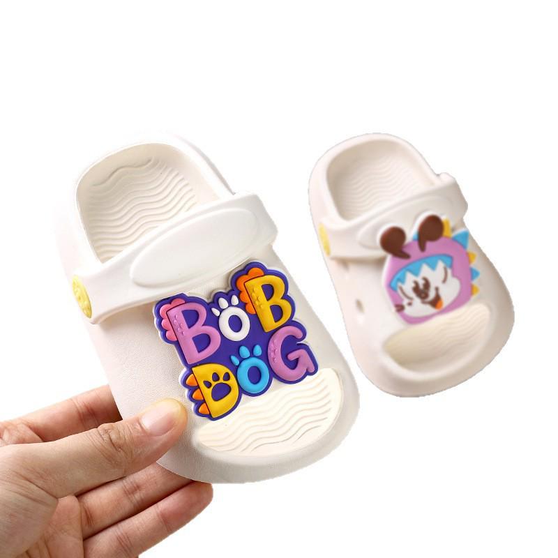 Babu Dou Lightweight EVA Sole Slippers for 1-5 Year Old Boys and Girls - Cute Two-Wear Design for Kindergarten