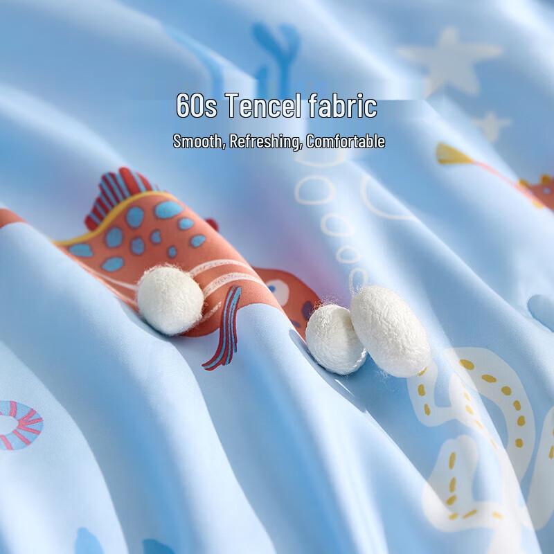 Luolai Kids A-Class Antibacterial Washable Tencel Silk Summer Quilt