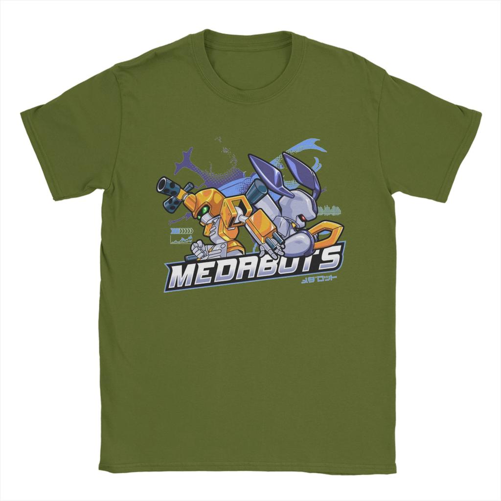 Medabots Medal T Shirt Summer Leisure T Shirts Male Cotton Crew Neck Plus Size Tees Short Sleeve Streetwear Tops