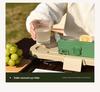 Tragbarer faltbarer Picknickkorb mit Tischplatte und Wassereimer für Outdoor-, Camping-, Strand- und Frühlingsausflüge.