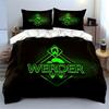 Werder Bremen Neon Bedding Set Bedding Duvet Cover Set Duvet Cover Pillowcases Home Decor (1 * Duvet Cover 2 * Pillowcases, Without Duvet Insert)