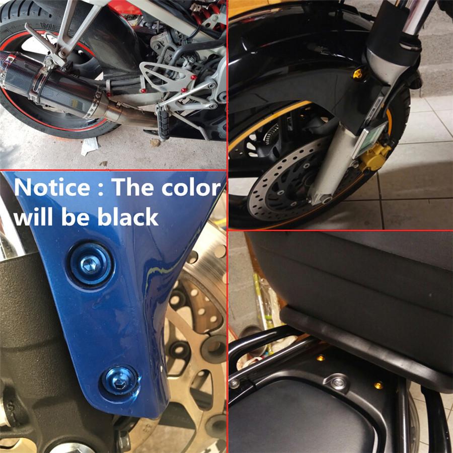 198pcs Universal Motorcycle Fairing Spring Screws Bolts Nuts Kit Fastener Clips Sportbike for Honda/Yamaha/Kawasaki/Suzuki