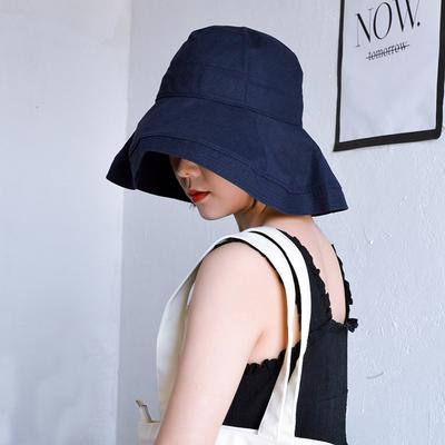 Frau Sommer Breite Krempe Sonnenhut Strand Hut Damen Outdoor Reise Sonnenschutz Eimer Hut Weibliche Casual Solide Farben Visier Hut