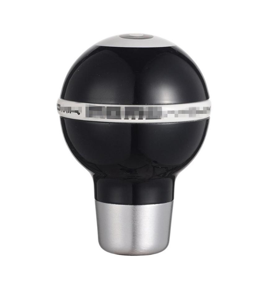 Universal Aluminum Alloy Car Gear Shift Knob Ball 8 Billiard Shape  Manual Lever Stick Shifter