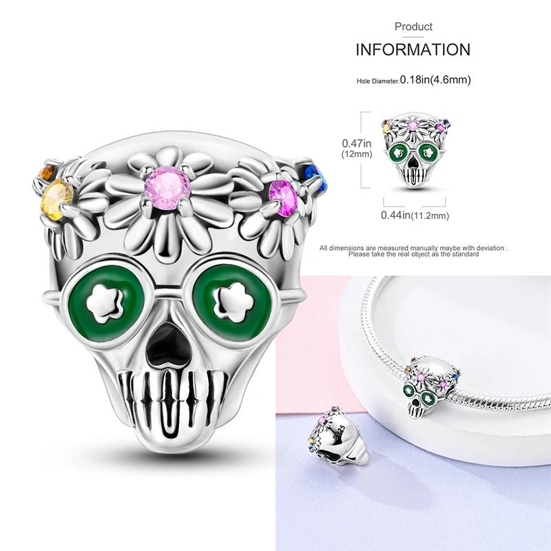 Christmas Charms Copper Elk Santa Claus Bead Snowflake Bell Snowman Charm Fit Original Bracelet Diy Jewelry