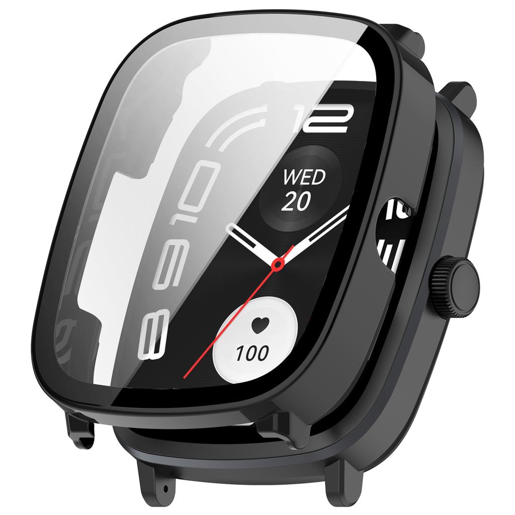 Full Protective Case For Haylou Watch RS5 Glass Screen Protector Case For Haylou RS5 Cover PC 2in1 Shell&Tempered Glass Film