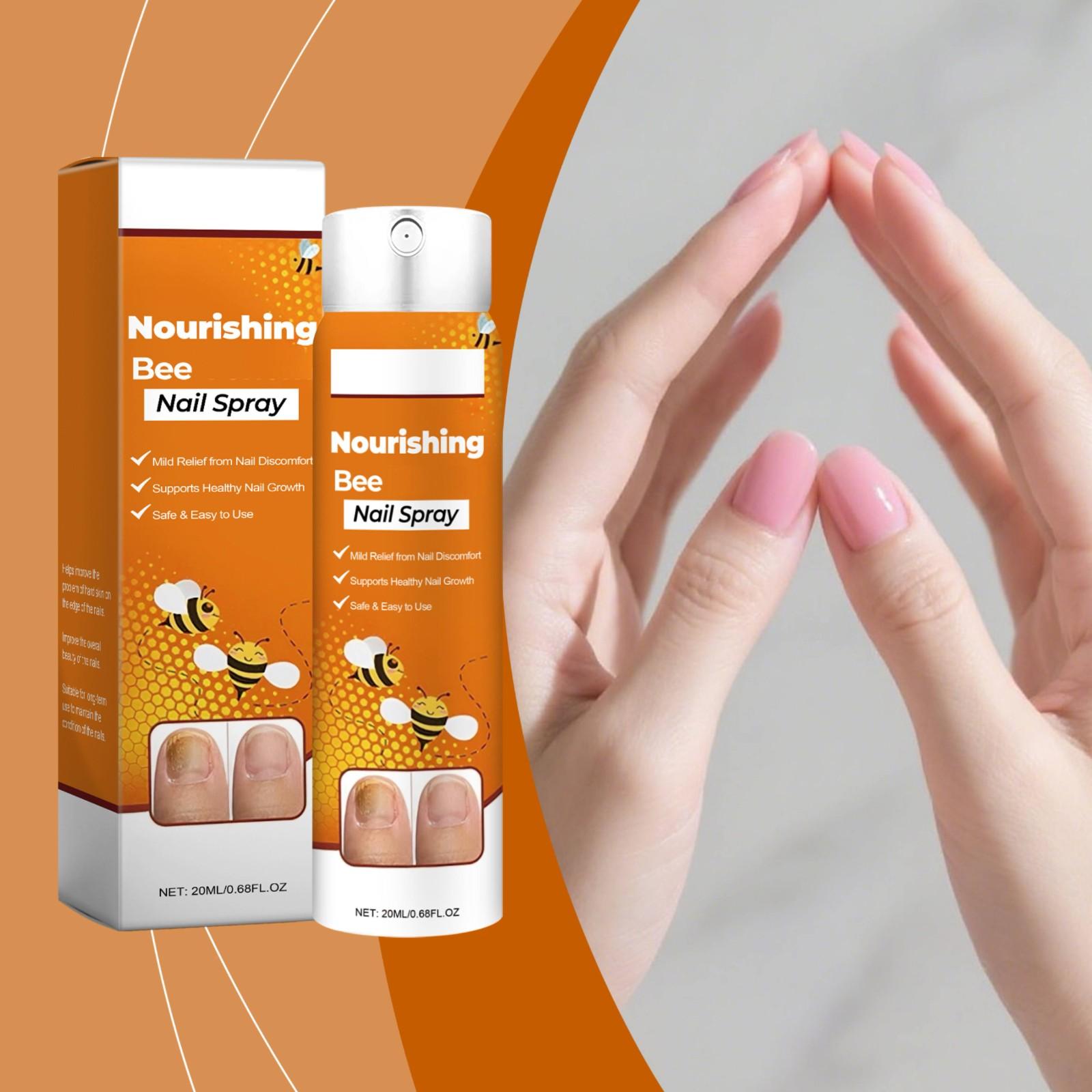 

Спрей для ухода за ногтями Спрей для ногтей Успокаивающий спрей для ногтей Укрепляет ногти для уменьшения ломкости, 20 мл One Size белый