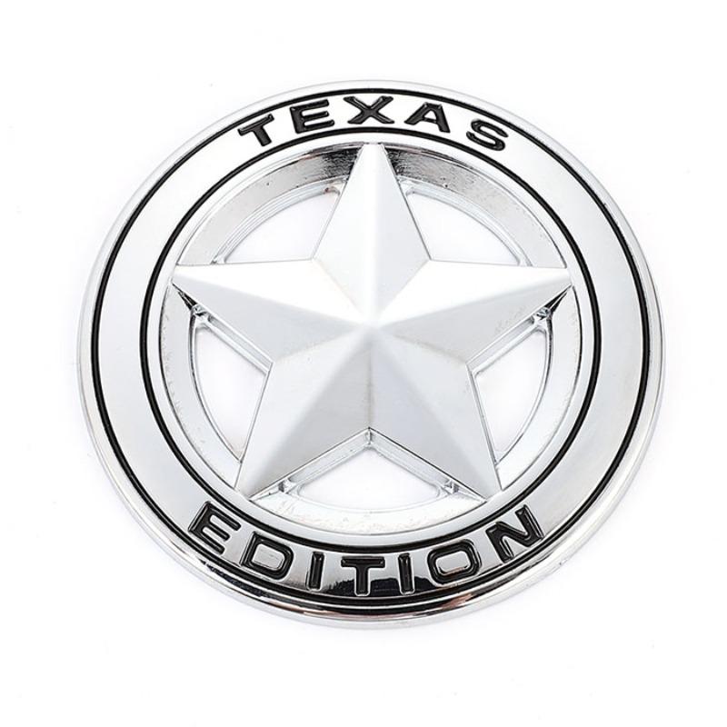 Texas Edition Logo Car Badge Emblem Decal Sticker for Wrangler Compass Grand Cherokee Patriot Liberty Renegade Commander