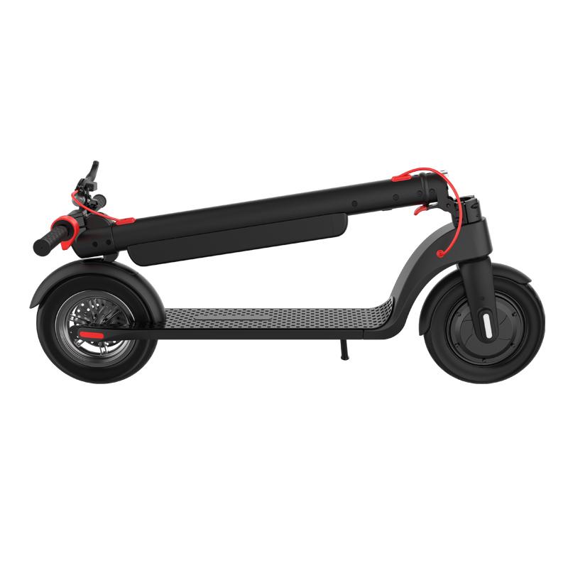 Alnsoor X8 Adult City Outdoor Electic Scooter 36V10AH Battery 350W Motor 10 Inch Road Tires Foldabe EScooter With Three second folding