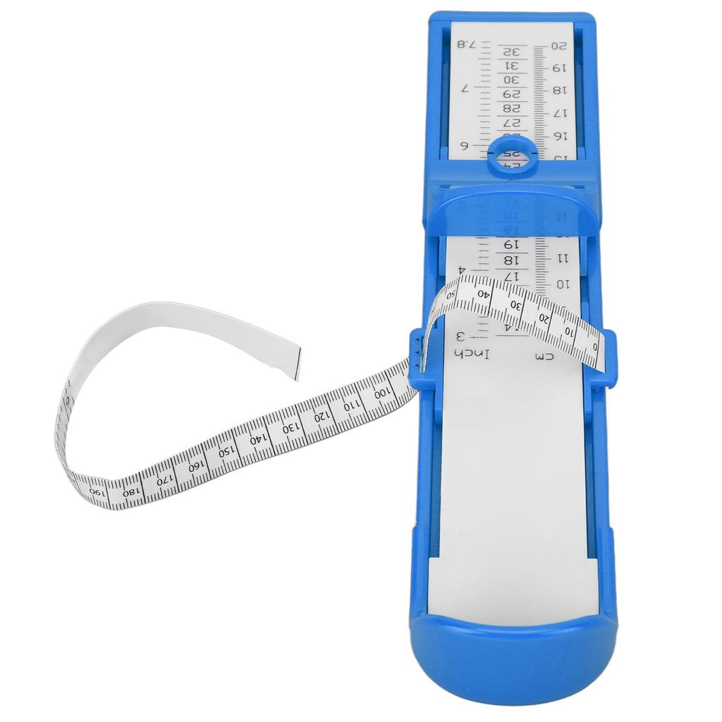 Feet Length Measuring Ruler Multifunction Accurate Shoe Feet Measuring Ruler for Kids Blue