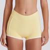 Q1R Two-Piece Color Block Fitness Shorts & V-Neck Halter Sports Bra Yoga Set - Quick-Drying & Breathable