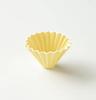 ORIGAMI Origami for sold separately Dripper, Yellow, Small, 1-2 people, Boxed, Engraved, Holder