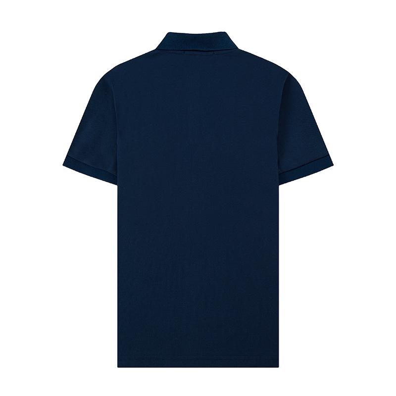 New Summer STONE Streetwear Unisex Embroidered Logo Polo T-shirt - Loose Fit, Short Sleeve, Cotton