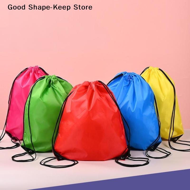 Durable Oxford Nylon Pocket Storage Bag, Stylish Tote Double Shoulder Organizer Backpack, 1PC for Gym Use