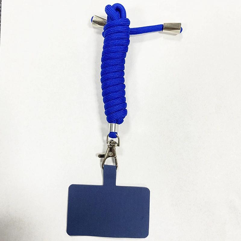 

НОВЫЙ регулируемый телефонный шнурок съемный шейный шнурок ремешок карабин совместимый кулон с картой для мобильного брелока цвета синий