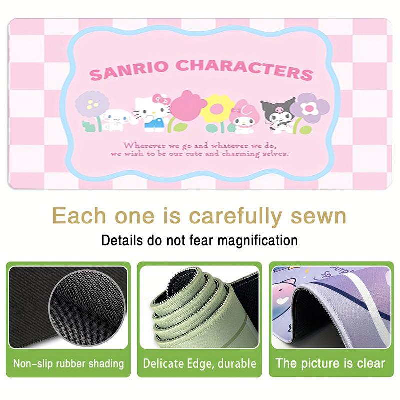 1pc Sanrio Characters Cute Charming Selves Computer Pad with Vibrant Print, Mouse Pads for Desk,048
