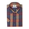 Renoma Linen Check Short Sleeve Classic Shirt [rousg1230 Ye]