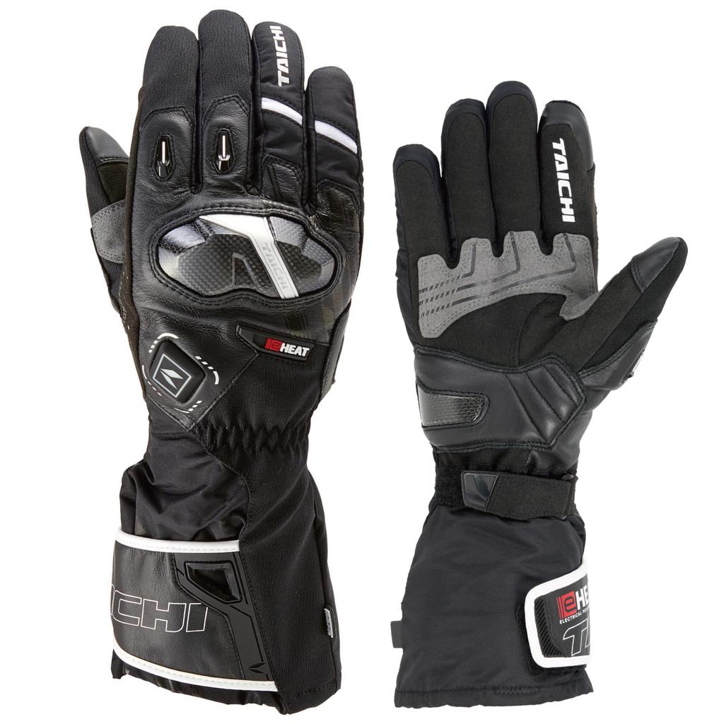 RS Taichi Motorcycle Heated Touchscreen Armed Gloves RST654 XL (RS TAICHI) Gloves, Autumn/Winter, Waterproof, Cold-Resistant, Insulating, Compatible,