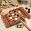 Orbital Logic Chess-2-Player Strategy Game,Competitive Board Game with Plastic Pieces,Brain Teaser Toy, Educational Gift for Strategic Thinking