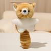 16cm Large Fluffy Tail Lovely Animals Stuffed Raccoon Cat Fox Palm Plush Soft Gifts