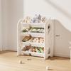 Children's Toy Storage Rack, Baby Picture Book Rack, Bookshelf, Living Room Large-Capacity Storage Organizer, Storage Cabinet