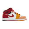 Kinder-Sneaker 1 Mid SE Picnic (GS) Paprika/Schwarz/Canyon Gold/Zinnober