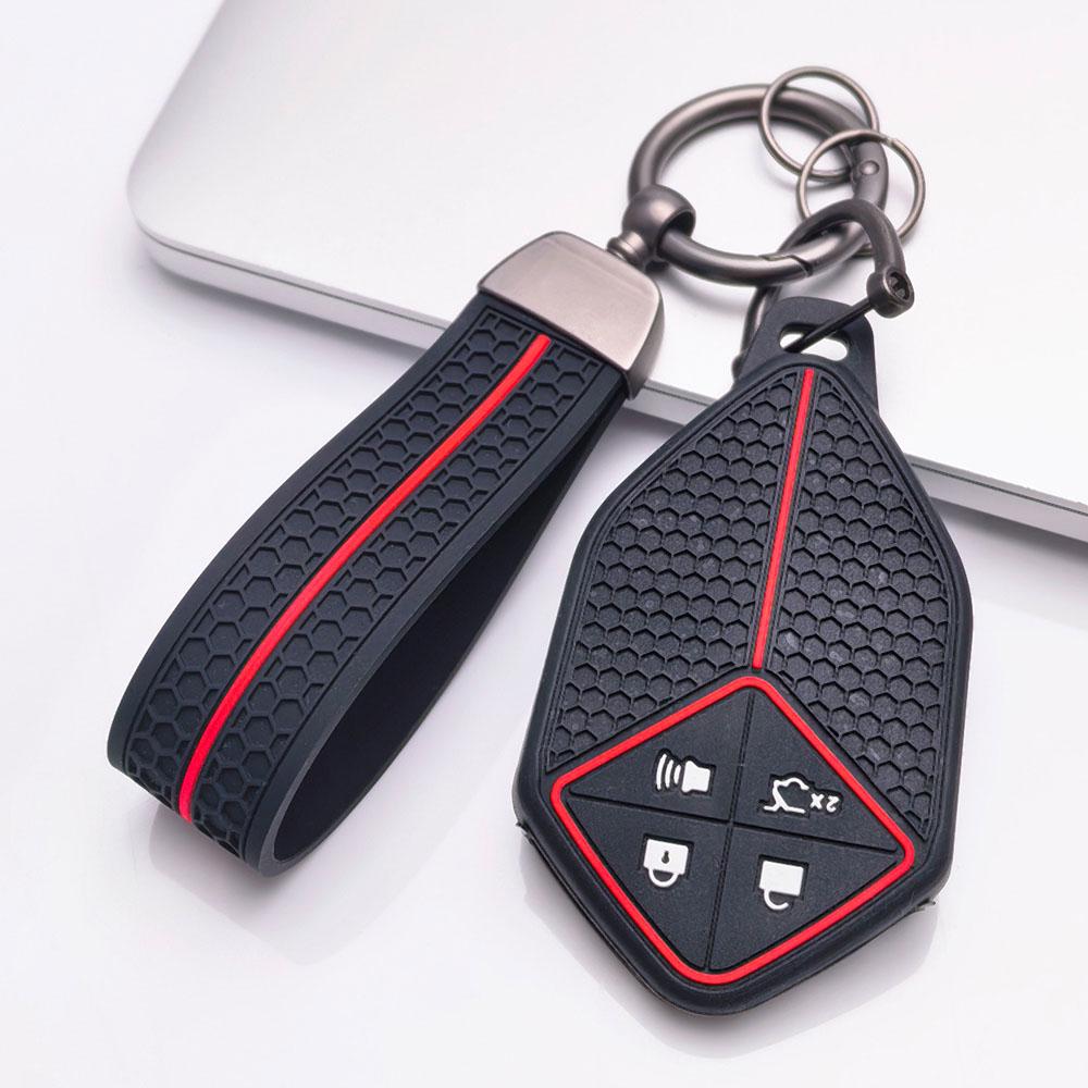 Key Cover for Haval H6 All with Keychain Protective Accessory Key Fob Protection Replacement Daily Use Car Remote Cover Key Shell Accessory