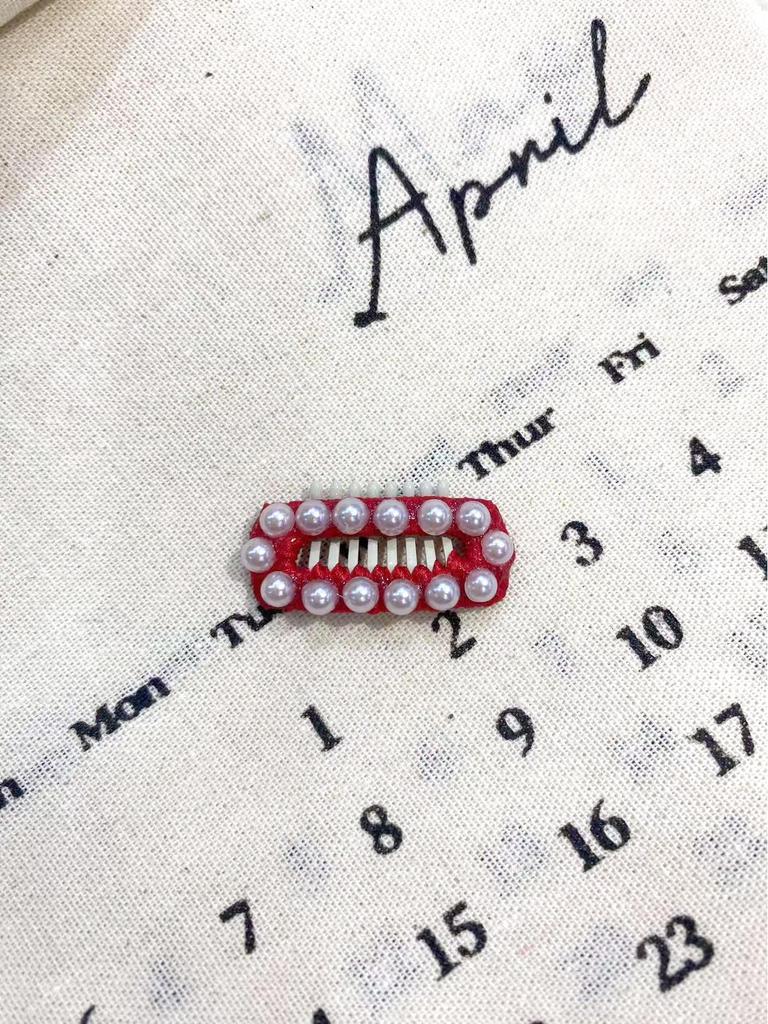 Entzückende einfarbige Haarspangen für Haustiere - Haarspangen und Kopfschmuck für Bichon & Teddy