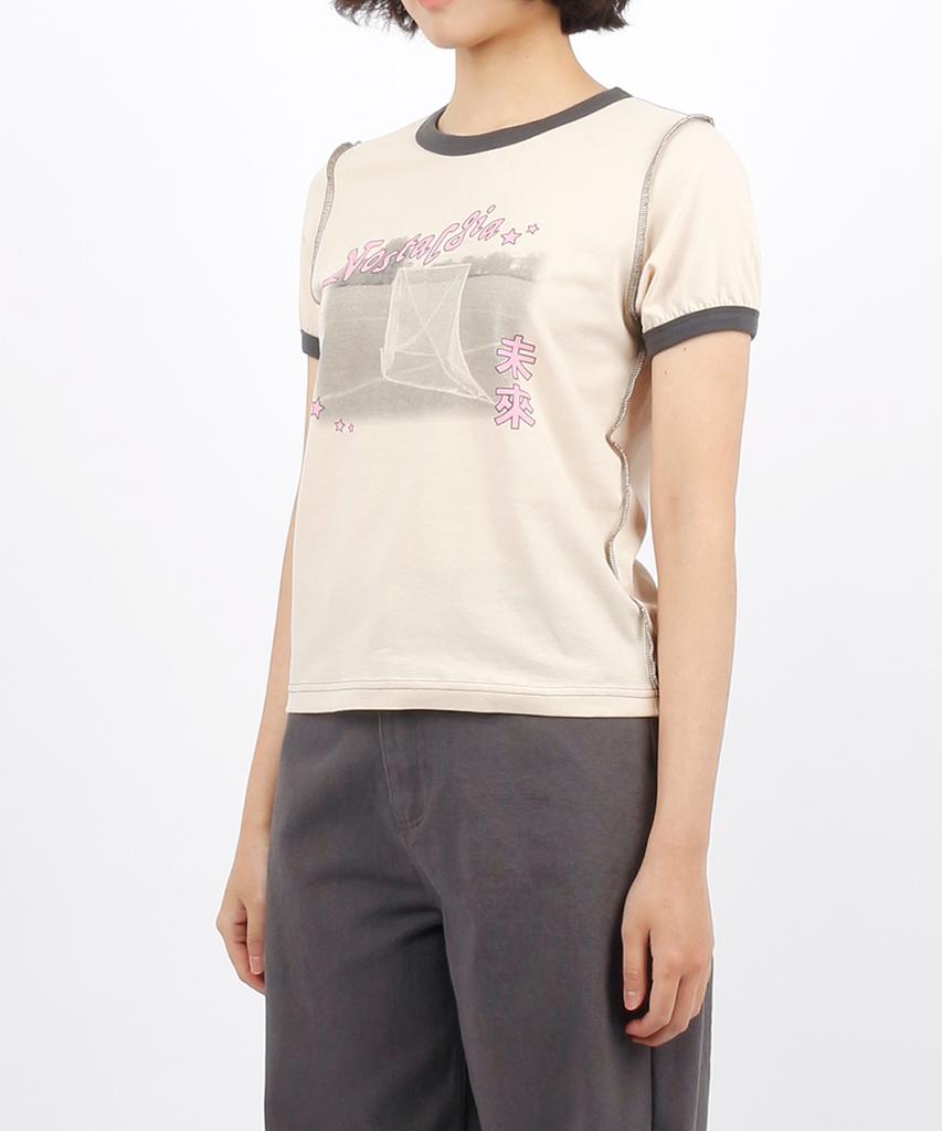 Sseonegteu Nirai Ringer Tee - Ivory