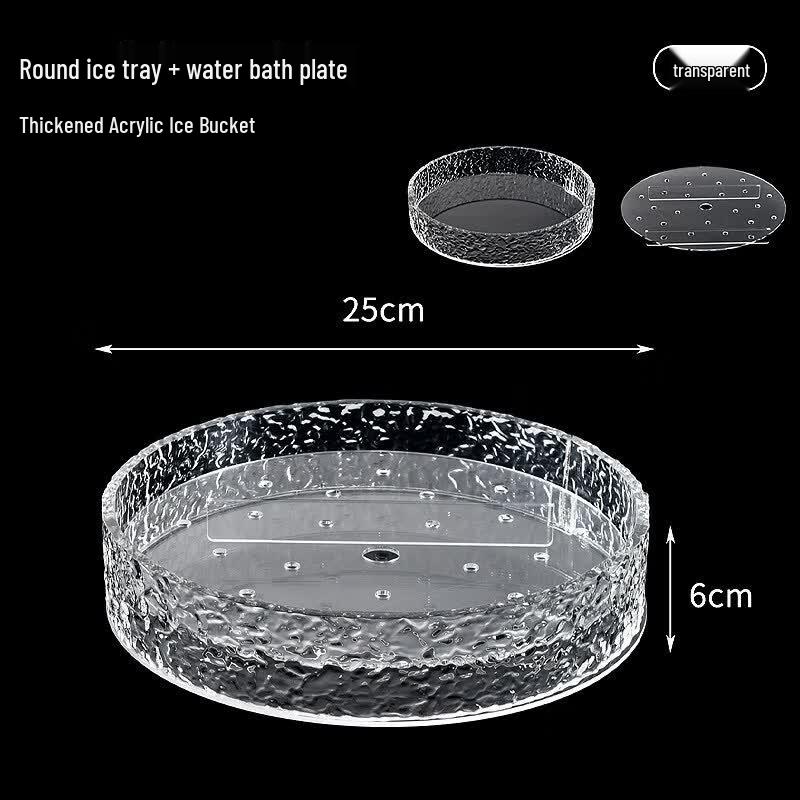 Acrylic Sashimi & Seafood Serving Platters
