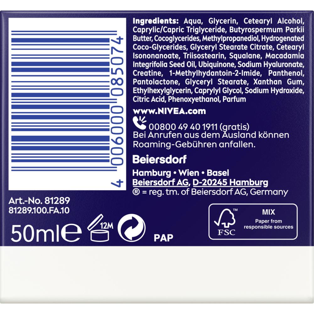 Nivea NIVEA Anti-Wrinkle Night Cream Q10 Power 50ml